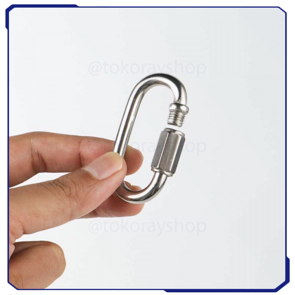 Karabiner Safety Lock Stainless Steel - XD-8619