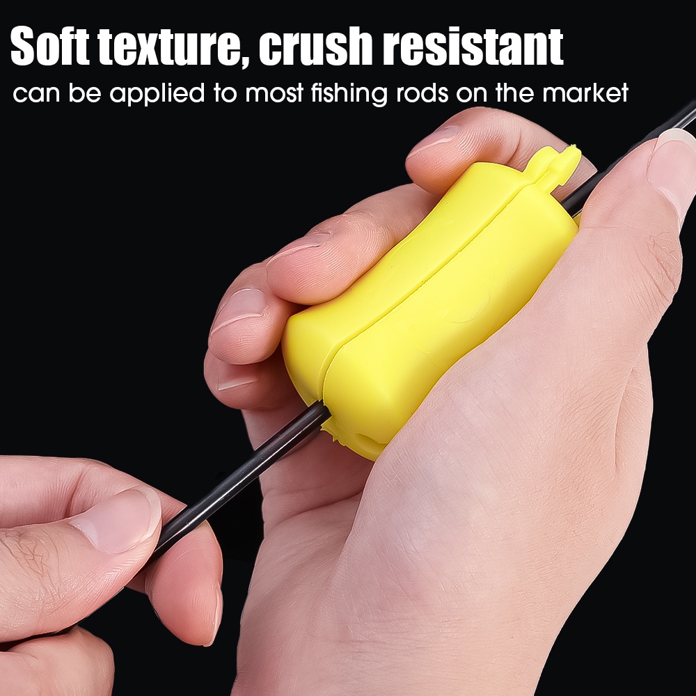 Bola Pancing Terhenti/Luminous Fishing Rod Protection Holder Stop Puller/Pengikat Batang Anti Tabrak Mini/Perangkat Bundle Tiang Pancing Luya/Glow Fishing Rod Harness