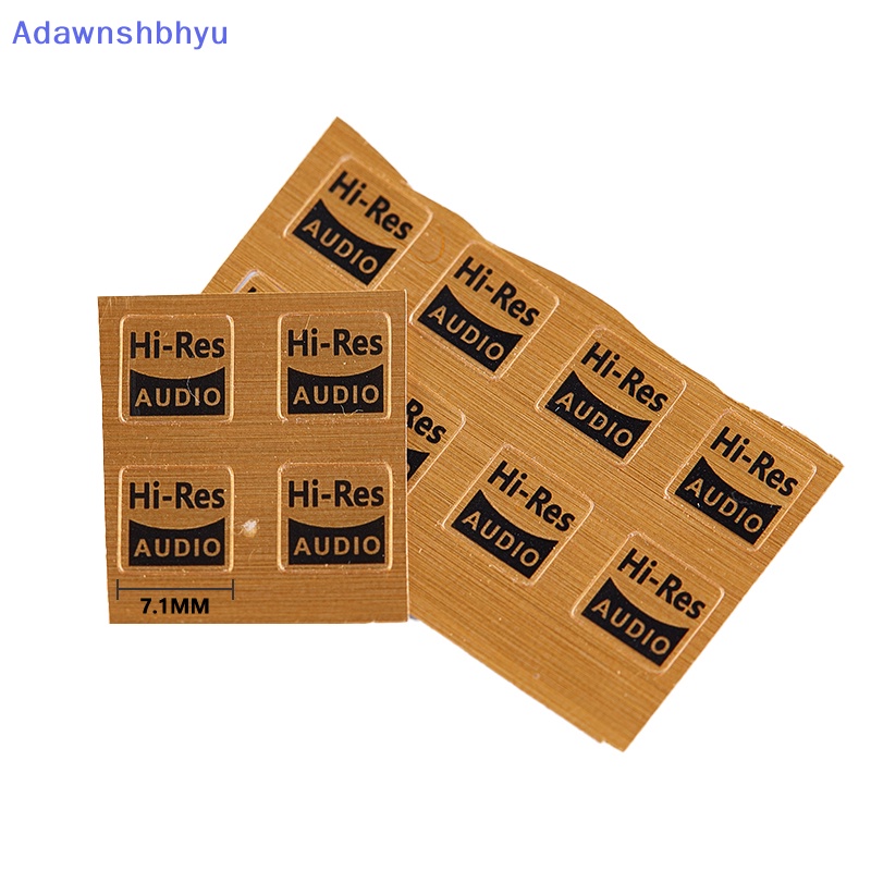 Adhyu 10pcs Stiker Audio Hi-Res Untuk Walkman Fiio Iriver Cayin MP3 All Hifi Device ID