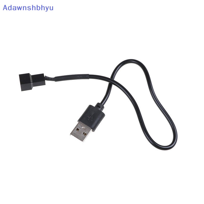 Adhyu Kabel Adaptor Konektor USB 2.0 A Male To 3-Pin/4-Pin Untuk Kipas PC Komputer 5V ID