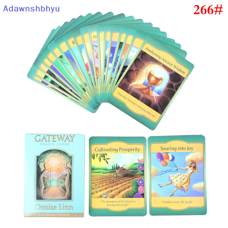 Adhyu 2021kartu Tarot Deck Retro Fortune Telling Ramalan Kartu Oracle Table Game ID