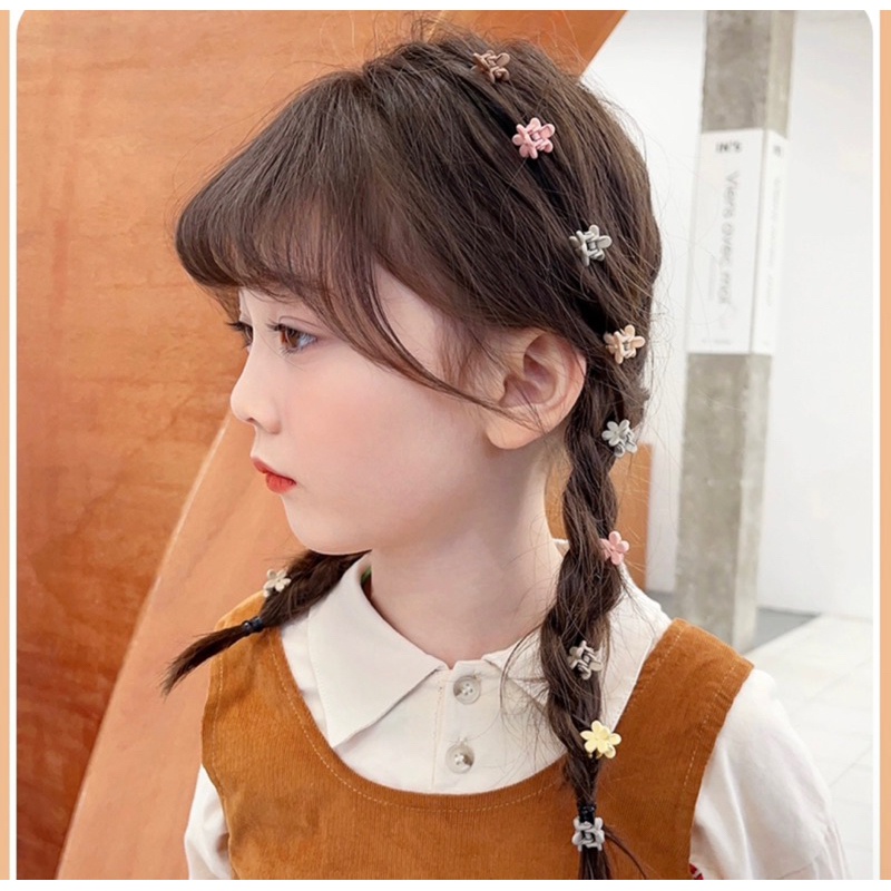 [10PCS/ 26style]jepit Rambut Kecil Warna-Warni Hair Clip Kid Hair Clip Pin Rambut Korea Jepit Rambut Anak Klip Bunga