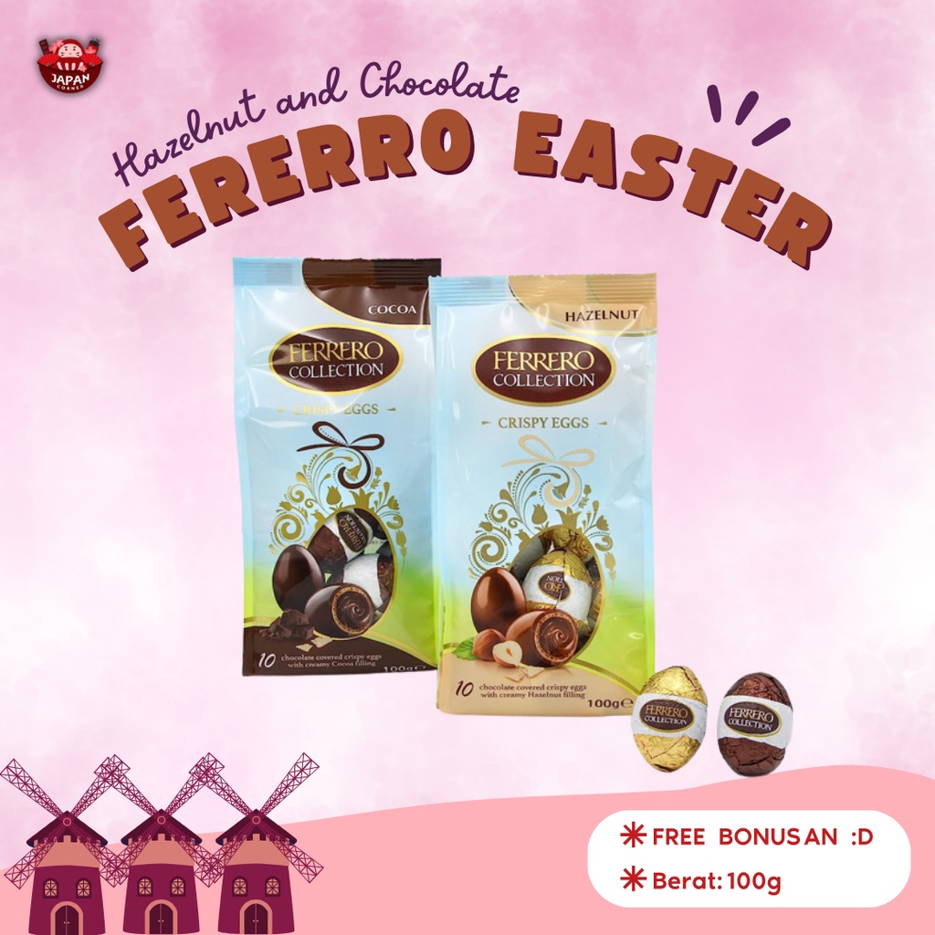 Ferrero hazelnut and chocolate mini easter eggs