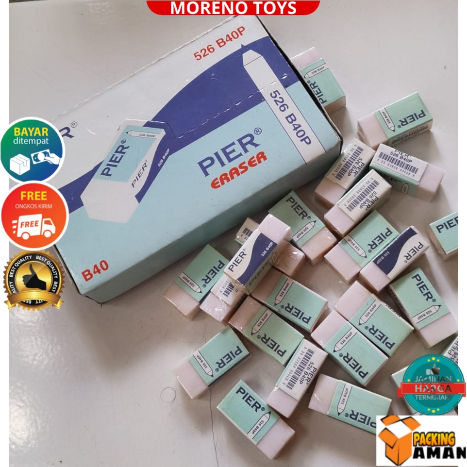 

Penghapus Pensil Pier Joyk0 Kenk0 526-B40P / Alat Tulis Stip Penghapus Pensil Eraser PROMOSI MURAH