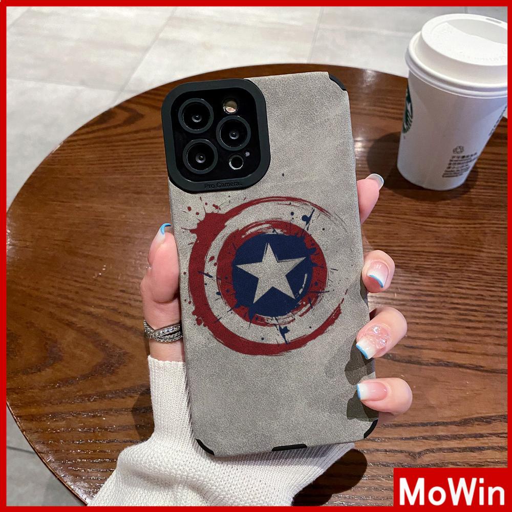 Case iPhone 14 Pro Max iPhone Case Kulit Murid Patch Suede Tahan Guncangan Kamera Sederhana Film Klasik Logo Kompatibel dengan iPhone 13 Pro max 12 Pro Max 11 xr xs max 7Plus 8Plus