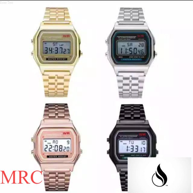 Jam Tangan Fashion Wanita Linary Kotak Anti Air Rantai Steel