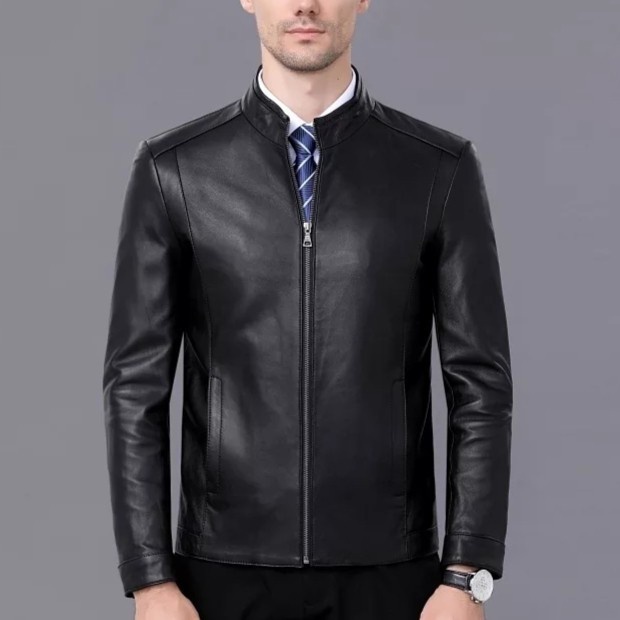 jaket kulit pria terlaris jaket kulit asli pria 100% kulit asli domba.jaket kulit original /jaket ku