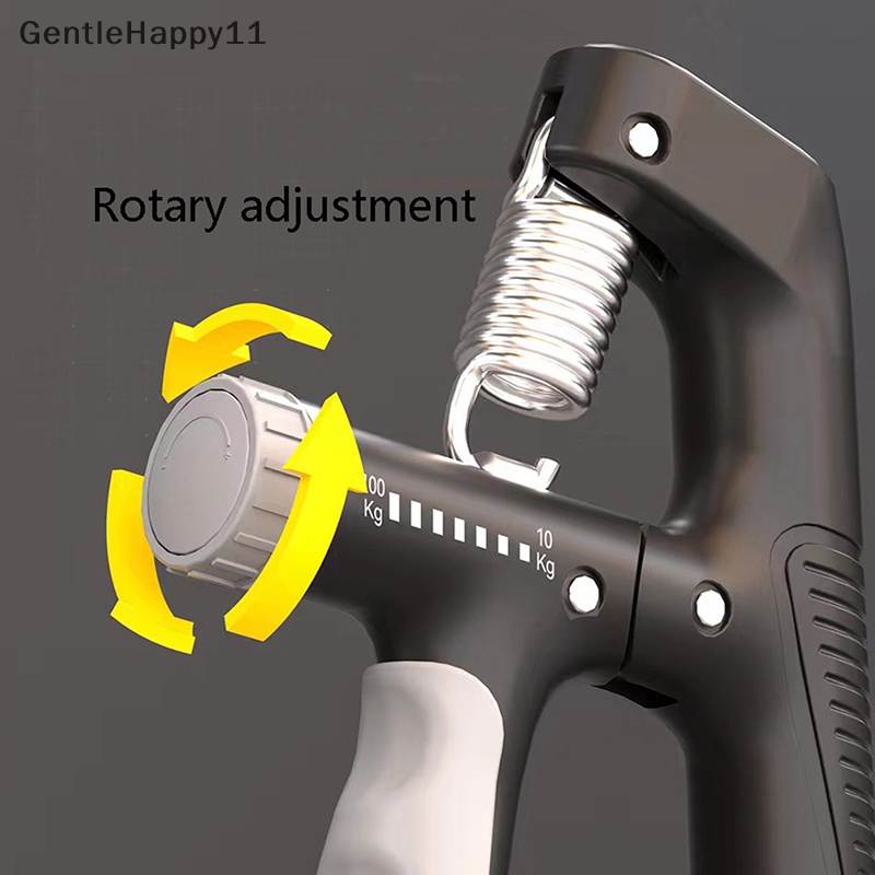 Gentlehappy 10-100Kg A-Type Adjustable Hand Grip Power Latihan Heavy Gripper Wrist Trainer id