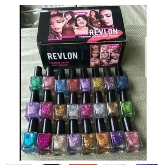 Kutek Revlon satuan / HUDA - KUTEKS REVLON - FASHION COLOR NAIL POLISH - ALL COLORS / NUDE / GLITTER / HITAM