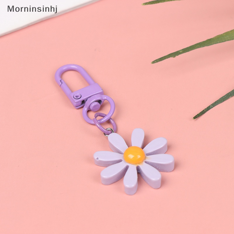 Mornin Gantungan Kunci Bunga Resin Penutup Headphone Keyring Kartun Pesona Tas Liontin id