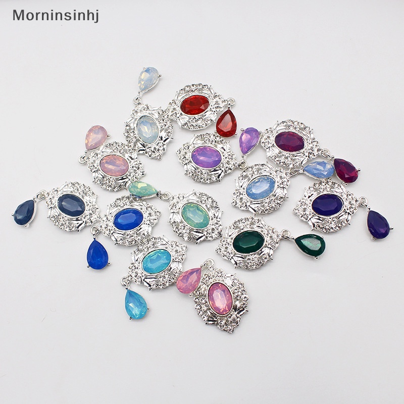 Mornin 24*50mm alloy shiny rhinestone Bros Perhiasan Aksesori DIY greeg card Gelas Anggur Kotak Hadiah Kostum Dekorasi id