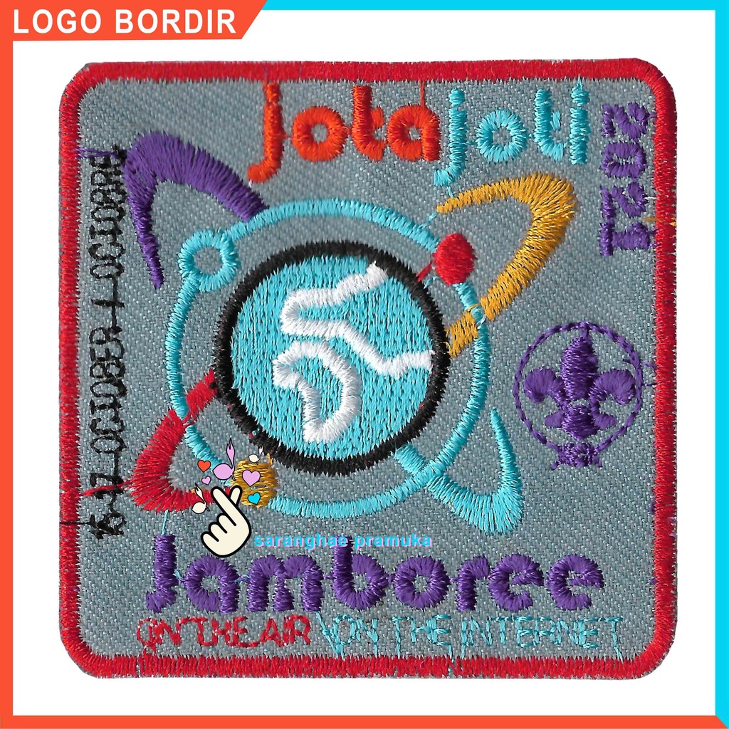 Bordir Badge Jota Joti Emblem Pramuka Patch Tiska Logo Bordir Pramuka Jota Joti Jambore Pramukabisa 