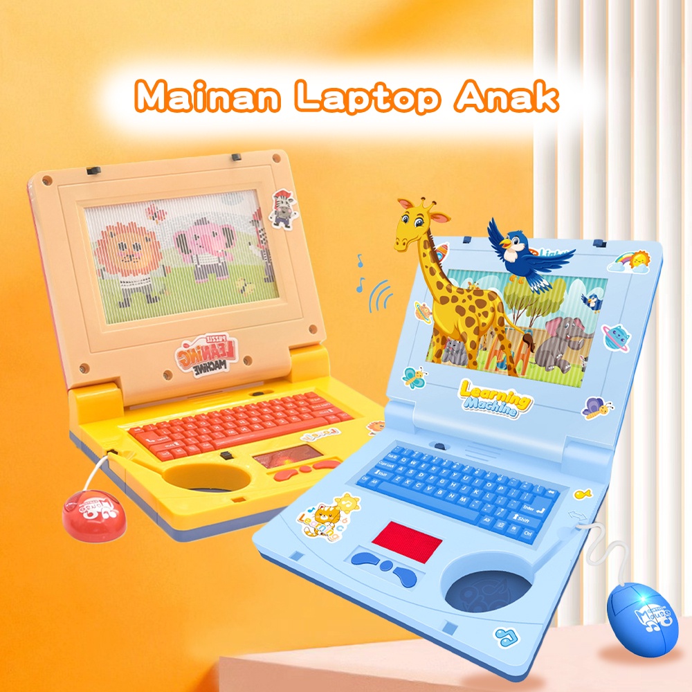 Mumystation Mainan Laptop Anak Edukasi Laptop Mainan Mini Alat Bantu Belajar Learning Machine