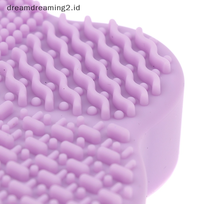 (drea) Sikat Makeup Silikon Bintang Laut Cleaner Pad Cleaning Mat Scrubber Board Alat //