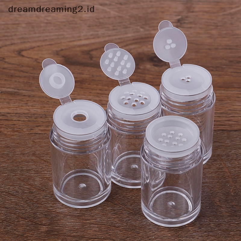 (drea) 1pcs 10ml Putih Botol Kosmetik Kosong Ayak Toples Wadah Tutup Ulir makeup //