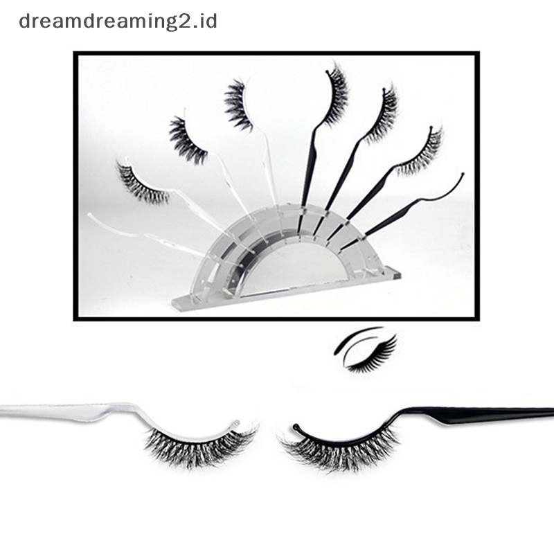 (drea) 2/5/10pcs Papan Display Extension Bulu Mata Palsu Grafg Eyelash Try on Tool/