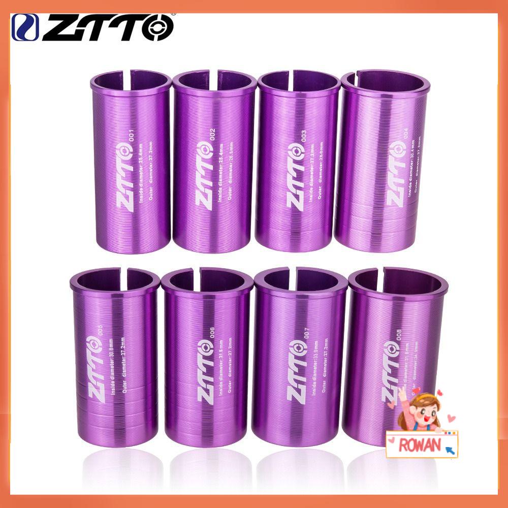R-FLOWER 1pc Tabung Tiang Kursi Kualitas Tinggi Menyesuaikan Diameter 27.2 Aluminium Alloy Mengurangi Lengan Adapter