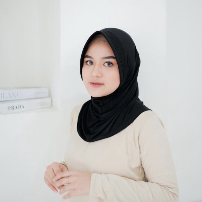 SALE hijab sport/jibab sport/bergo sport - Putih TERMURAH