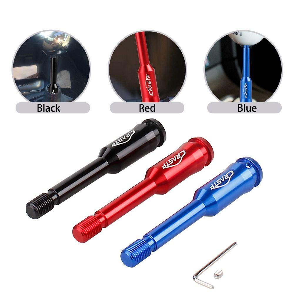 Populer Mobil Gear Shift Knob Extender, Ekstensi Tongkat Gigi Non-Slip, Paduan Aluminium Baru Tuas Lengan Headball Aksesori Otomatis Shifter Tuas Kepala Untuk Universal