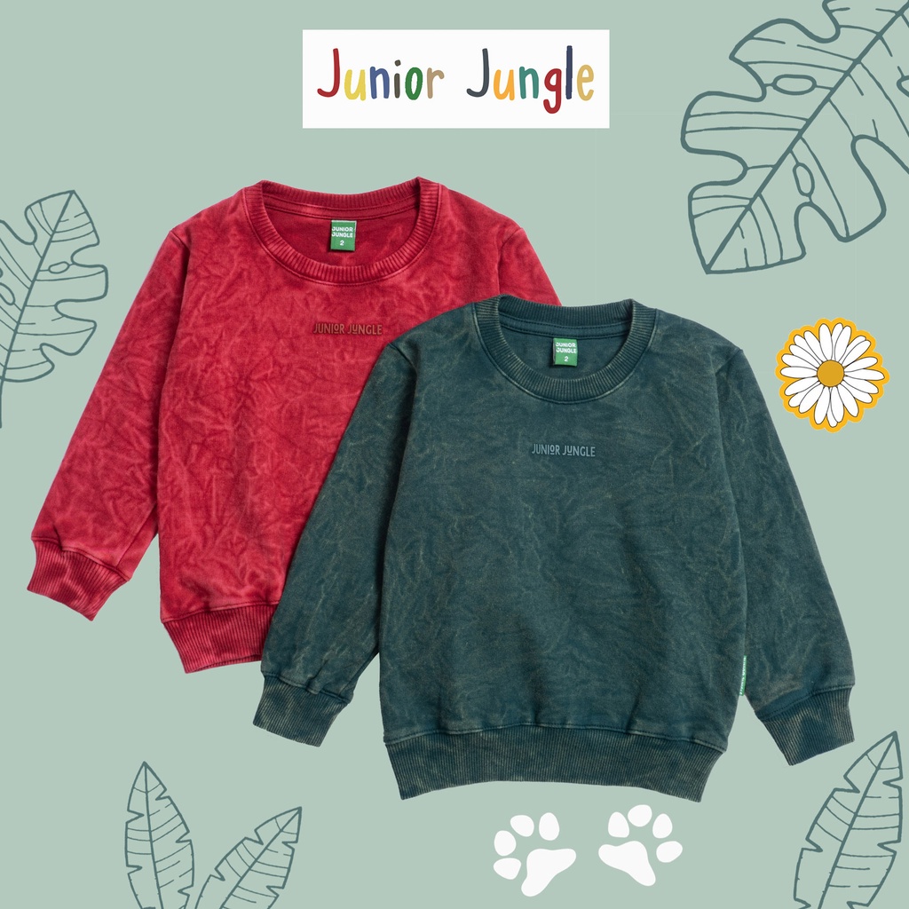 Junior Jungle - CREWNECK SWEATER WASHED