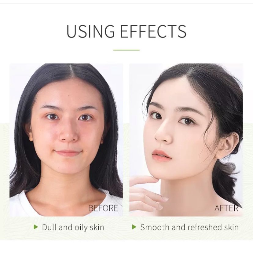 LAIKOU Mud Mask Matcha Membersihkan Mengontrol Minyak Mengurangi Jerawat Komedo 1pc