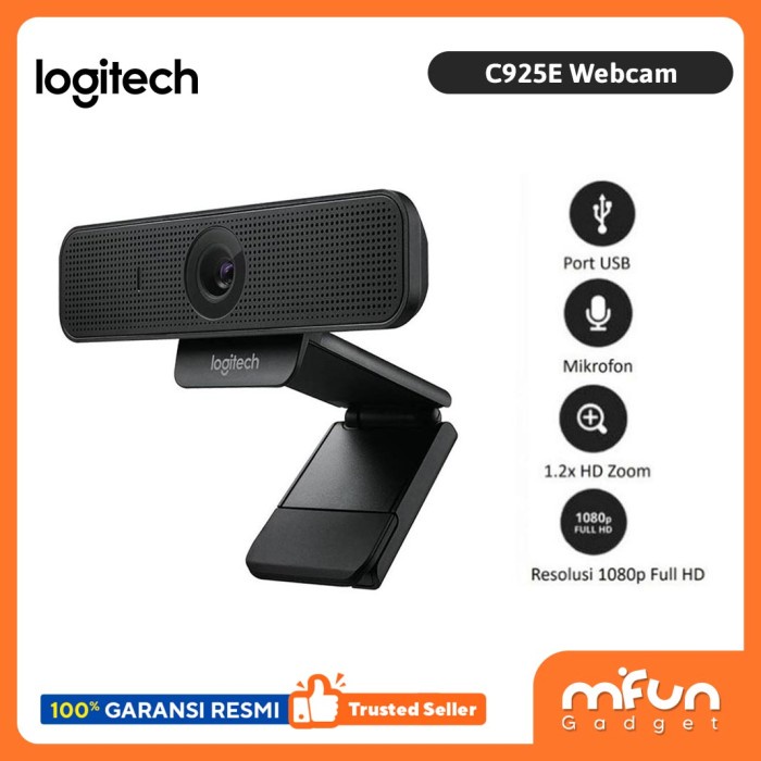 Logitech C925e 1080p HD Webcam HD Video Streaming &amp; Conferencing