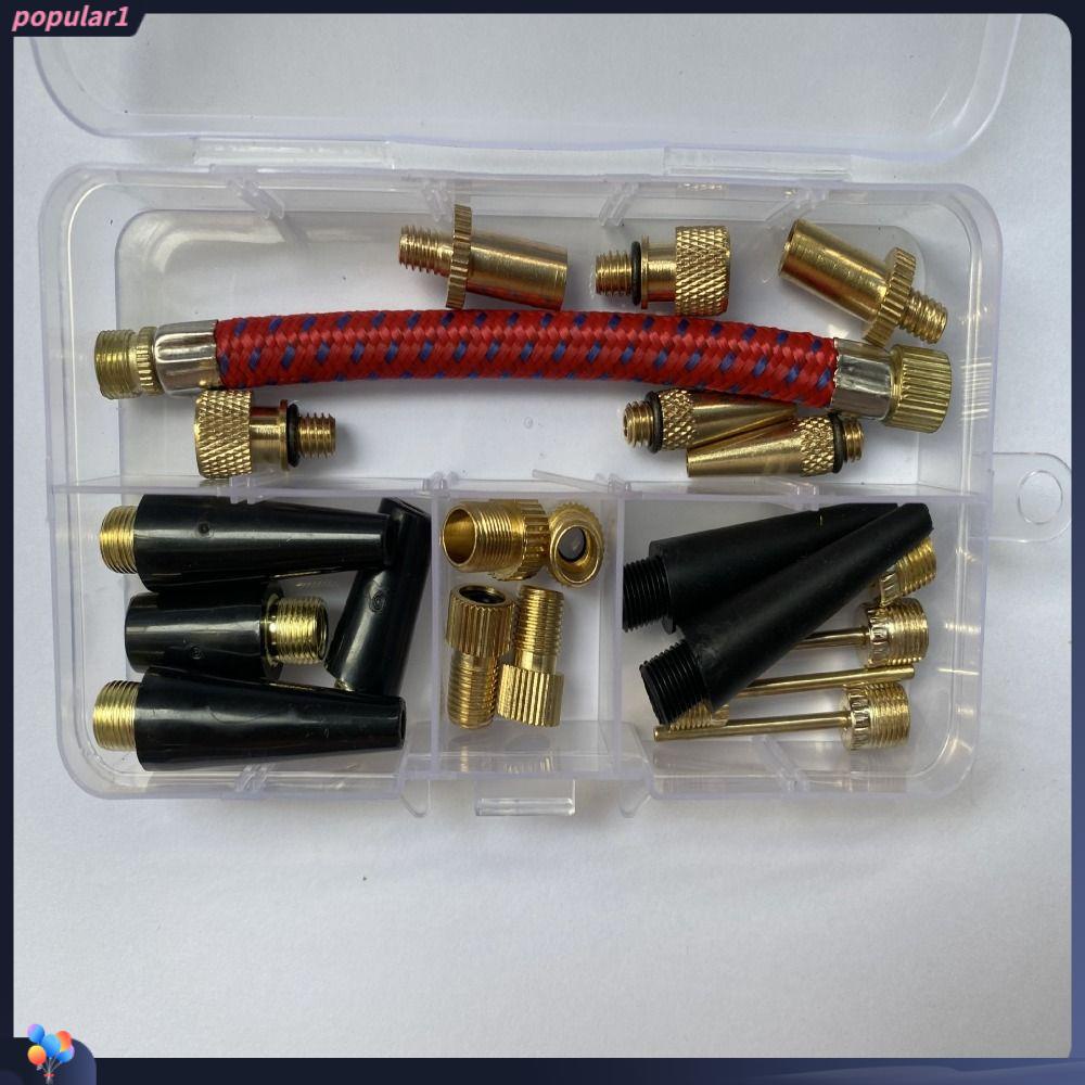 POPULAR 21pcs Alat Perbaikan Sepeda Untuk Pompa Konektor Ban Sepeda Basket Valve Repair Tools Kits