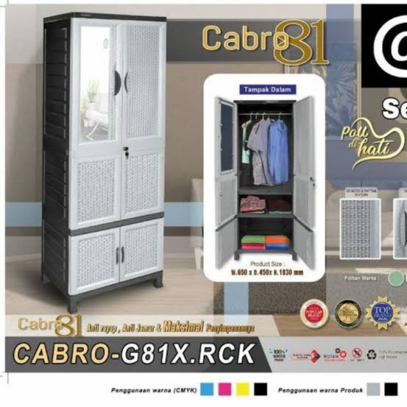 Lemari Napolly Cabro G81X.3R CK (Gantungan)