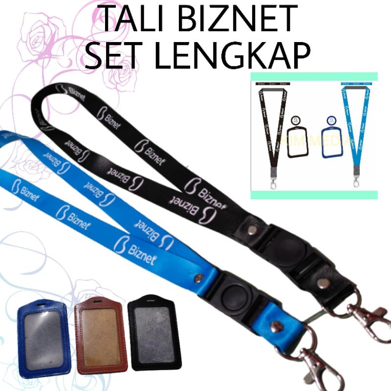 

Ready Tali Idcard Lanyard Biznet / Lanyard Biznet Yoyo Holder Kartu High Quality