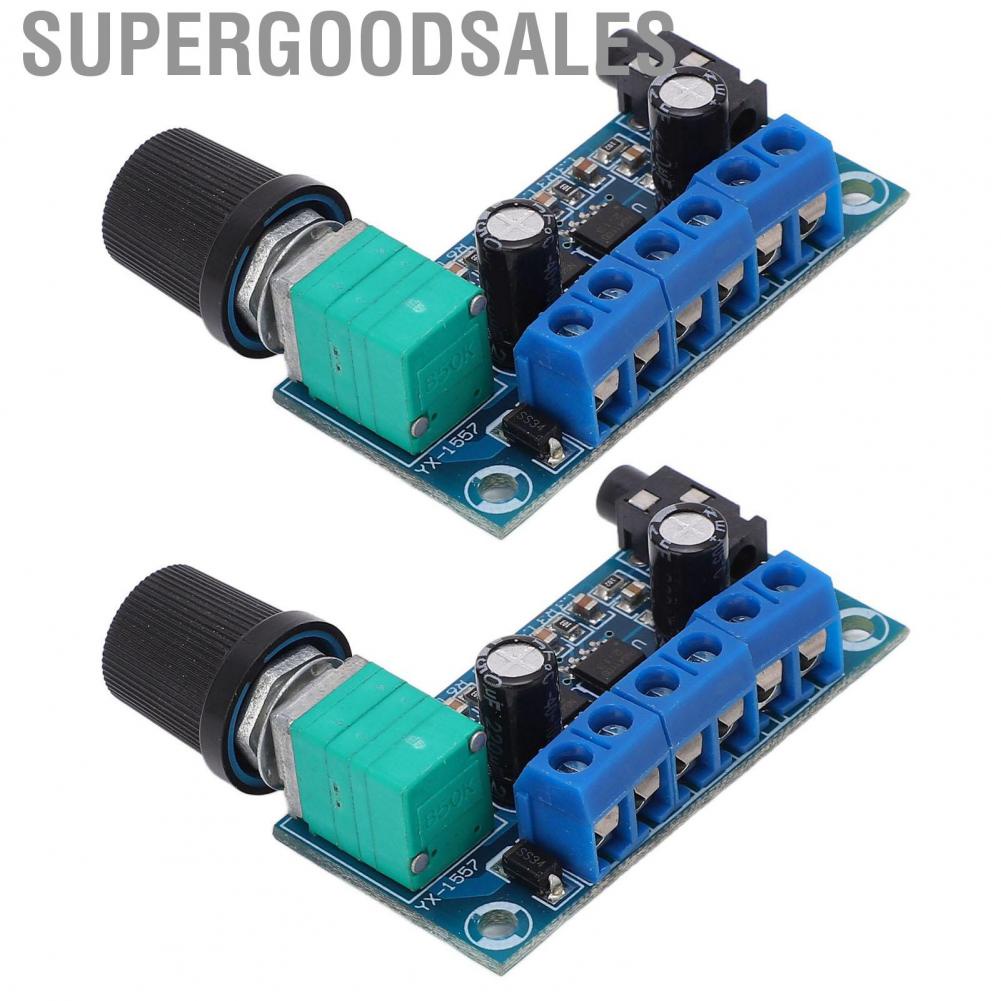 Supergoodsales Audio Power Amplifier Board  Hi Fi 20W AMP Module Dual Channel 9-15V 2PCS for Home