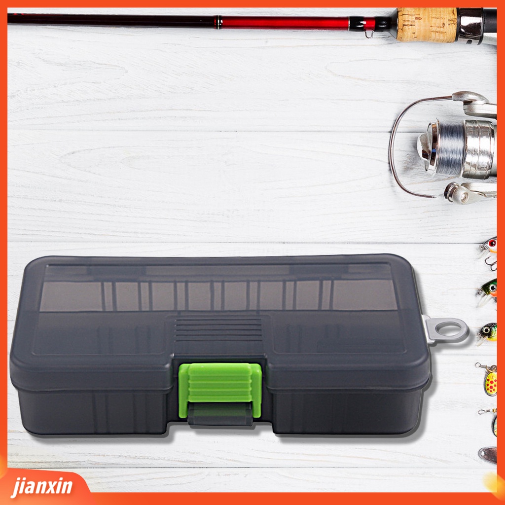 (In Stock) Kotak Umpan Pancing Multifungsi Transparan Abu-Abu Kuat Removable DIY Baffle Tools Storage Heavy Duty Umpan Sequin Tackle Container Box Untuk Memancing Di Luar Ruangan