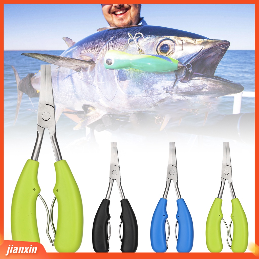 (In Stock) Tang Pancing Multifungsi Good Bite Force Stainless Steel Kekuatan Tinggi Pancing Kait Hidung Datar Tang Fishing Tackle