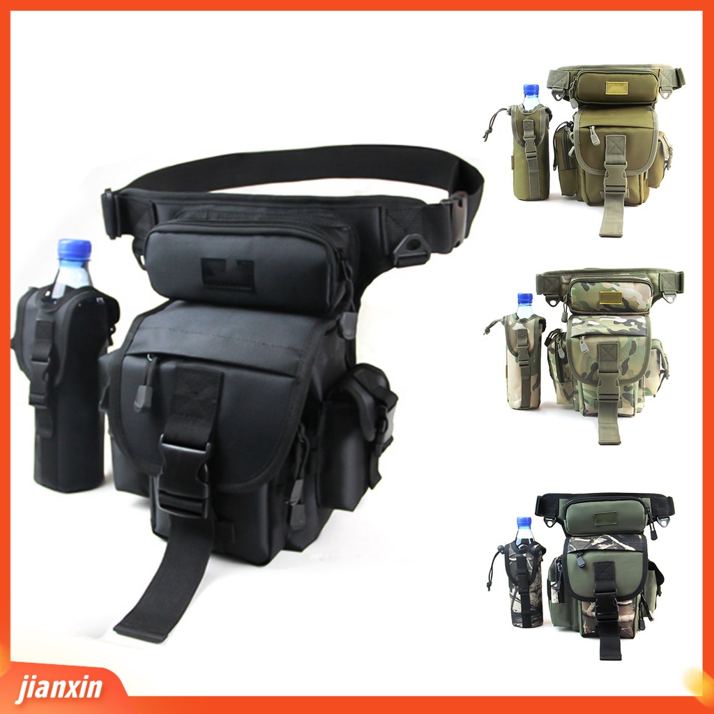 (In Stock) Outdoor Fishing Gear Waist Pack Leg Bag Tackle Tools Botol Penyimpanan Fanny Pouch