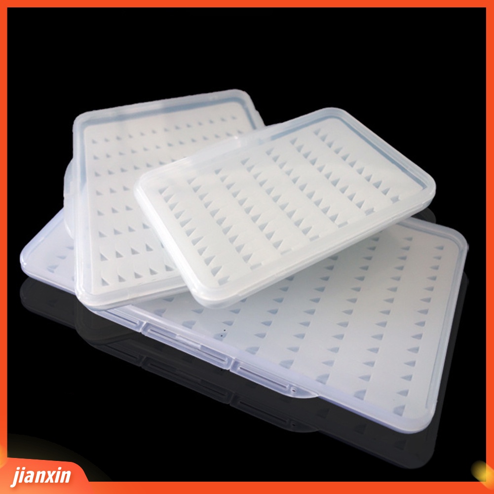 (In Stock) Portable Fly Fishing Hook Umpan Fish Tackle Box Tempat Penyimpanan Wadah Aksesori