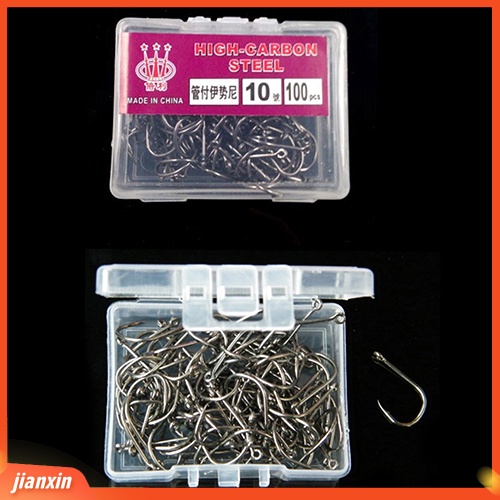 (In Stock) 1000pcs 10ukuran Umpan Ikan Pancing Diasah Hook Fishhook Tackle Jig Dengan Kotak