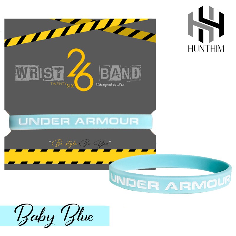 GELANG TANGAN PRIA ORI THE WILL TO FIGHT UA BABY BLUE