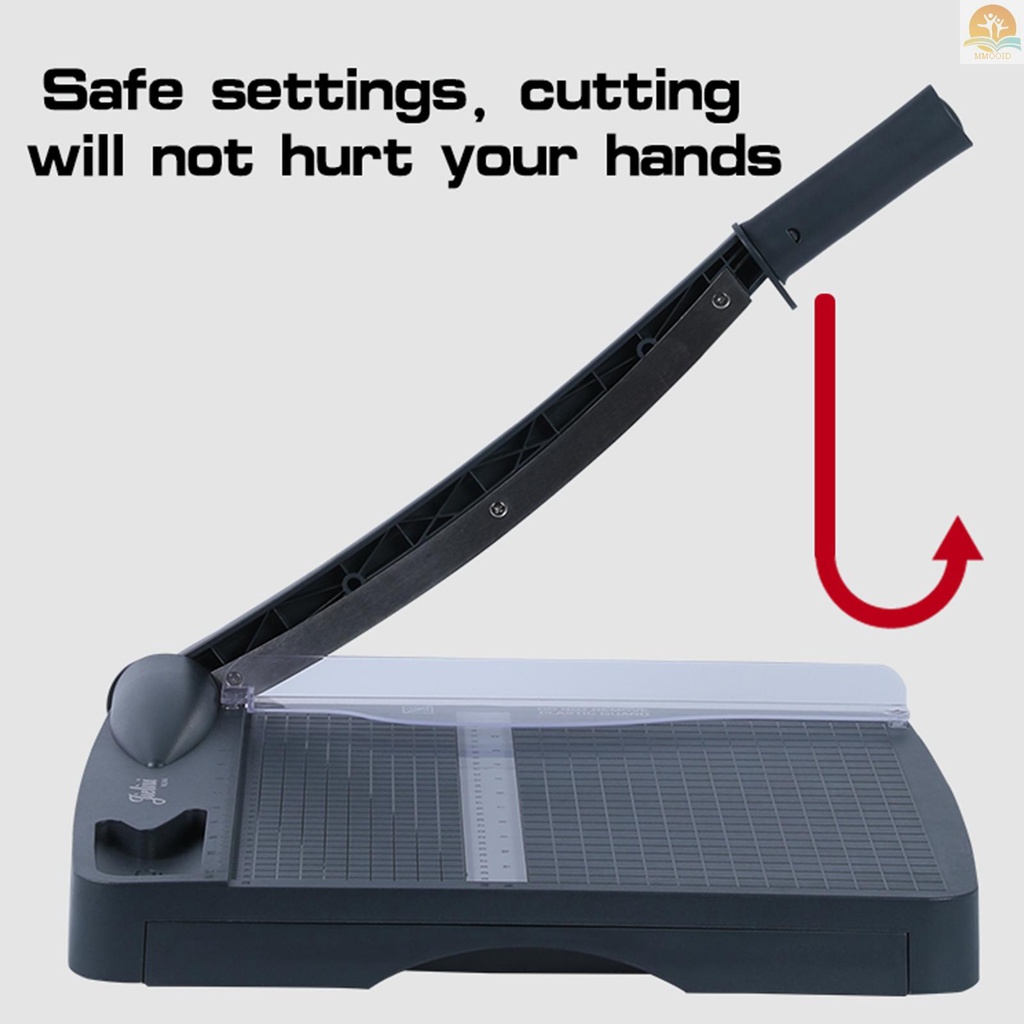 In Stock948Penyimpanan Aman Pemotong Kertas Centimeter Dan Inci Penggunaan Ganda Pemangkas Kertas Laci Penyimpanan 12 '''' Panjang Potong Kapasitas 16lembar Untuk Rumah Kantor