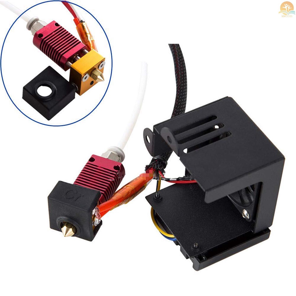 In Stock Ender-3 Kit Hotend Rakitan Lengkap 24V Dengan Penutup Silikon Thermistor 1.2m Kompatibel Dengan CR-10/CR-10 S5/CR-10-S4/CR-10S/CR-10 MINI/ Ender 2/Ender-3 /Ender 3pro/Ender-3S/E