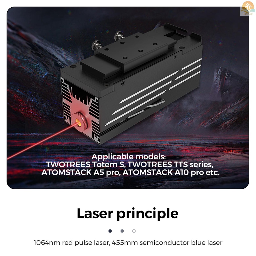 In Stock Dua Pohon 1064nm Modul Laser Inframerah Untuk TOTEM S /TTS Laser Engraver Kompatibel wtih Atomstack A5 pro/A10 pro Ukiran Cincin Gelang Glrass Cangkir Air