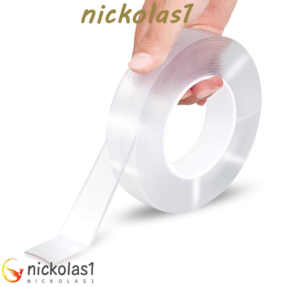 NICKOLAS1 Double Sided Tape Lebar 3cm Bahan Akrilik Untuk Kamar Mandi,Dapur Nano Tape Tahan Air Bersih Stiker Dinding