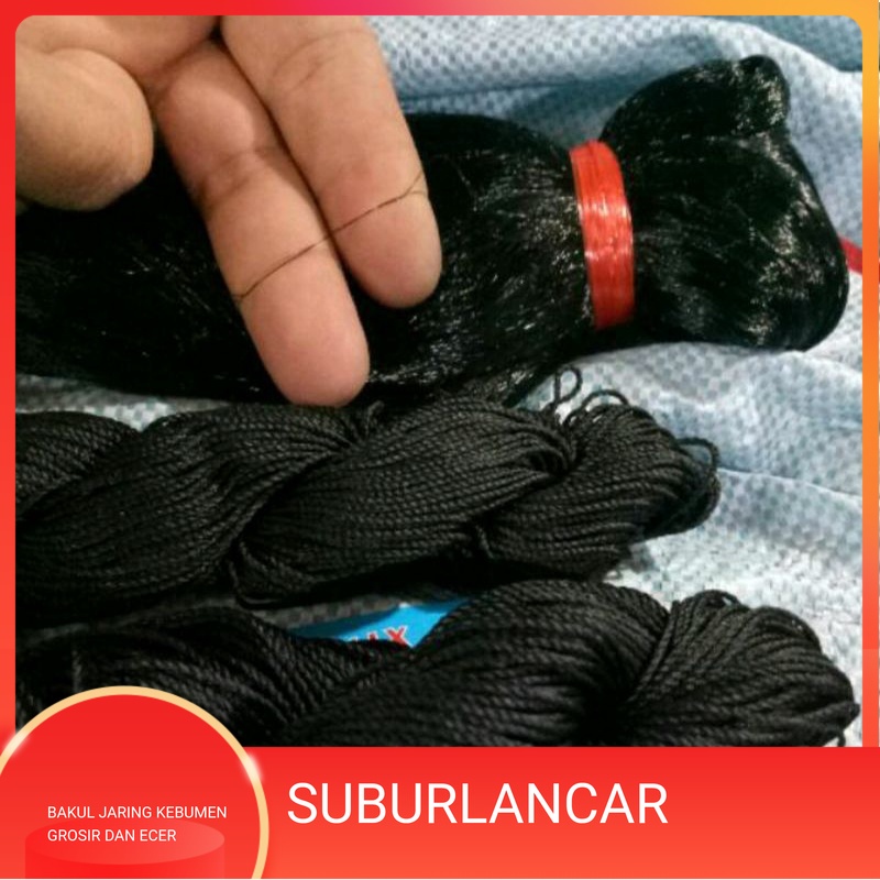 Jaring burung lebar 5 meter panjang 100 yds bonus 2 gulung tali jaring burung hitam