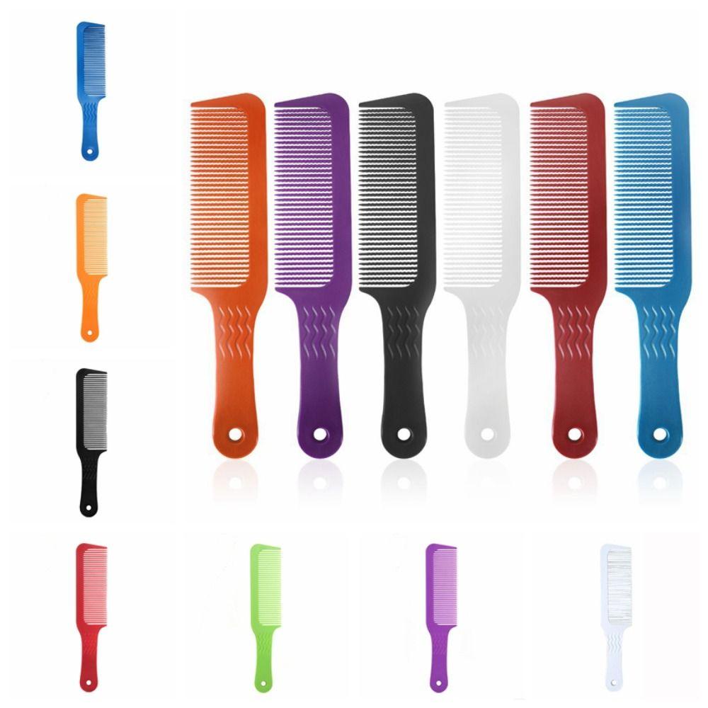 MXBEAUTY Sisir Halus Rambut, Sisir Karbon Gigi Gelombang Tahan Lama, Sisir Anti-Statis Profesional Plastik Panjang DIY Untuk Membuat Rambut Halus