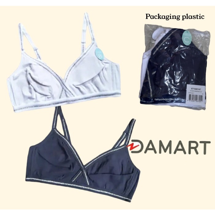 Paket Bra DAMART Plain Nonwire Nonpad Isi 2
