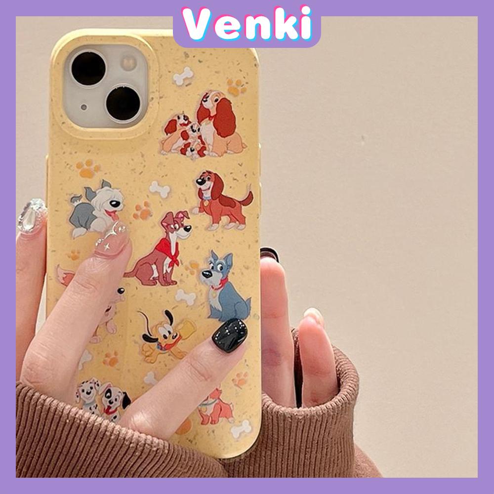 Venki - Untuk iPhone 11 Case Ramah Lingkungan Degradable Case Halus Pelindung Gandum Case Segar Multi Breed Dog Kompatibel iPhone 14 Pro max 13 Pro max 12 Pro Max 11 xr xs max 7 8 Plus