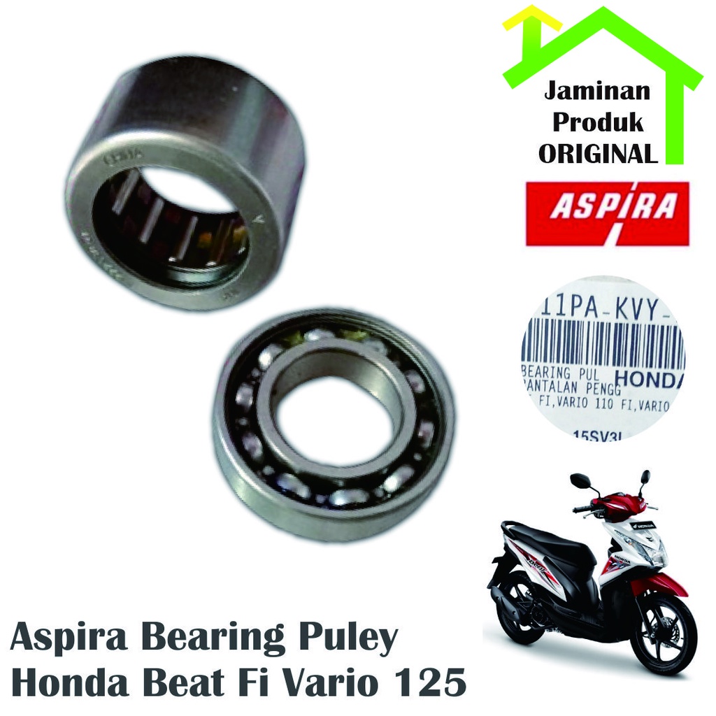 ASPIRA Bearing Puli Set Beat Fi Vario eSP PCX 150 CVT Pulley Laher Bambu