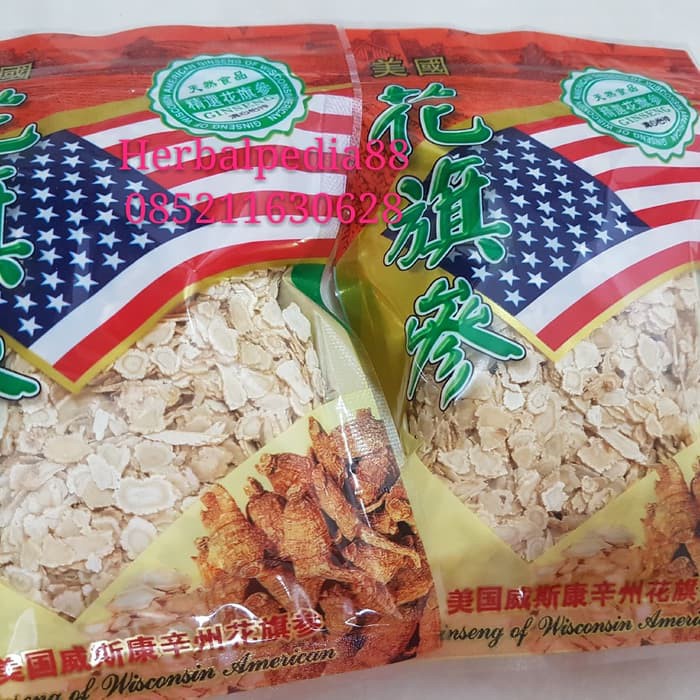 

Jurangan Herbal Ginseng America / ginseng irisan 50 gram Xi Yang Shen
