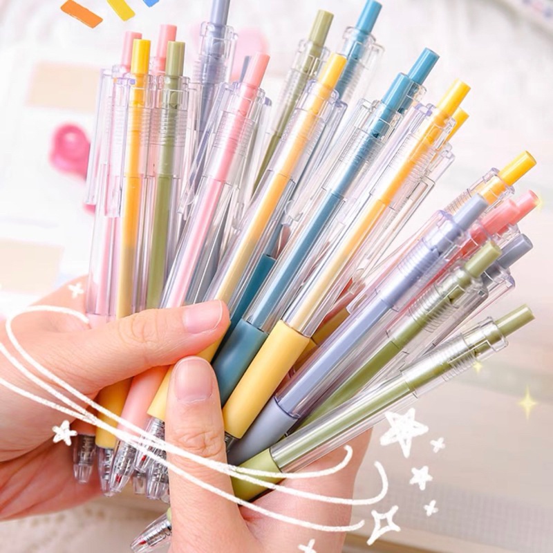 

1pc 0.5mm Bolpoin Gel Lucu Aesthetic Tinta Hitam Bulpen Bolpen Pena Alat Tulis Kantor Sekolah 3