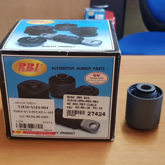 SPAREPART OTOMOTIF- Bushing Lower Arm Besar Honda Maestro 90-93/Cielo RBI Thailand -KOMPONEN AKSESOR