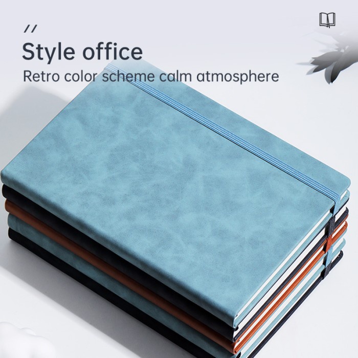 

Deli Leather Cover Notebook / Buku Catatan Sampul Kulit EN0XX - 120 Halaman