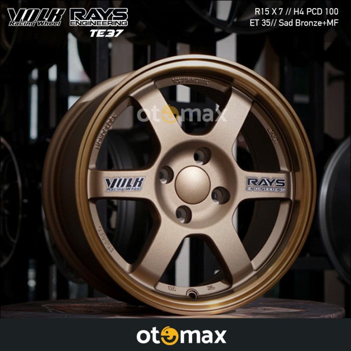Velg Mobil Volk Rays TE37 Ring 15 Sand Bronze